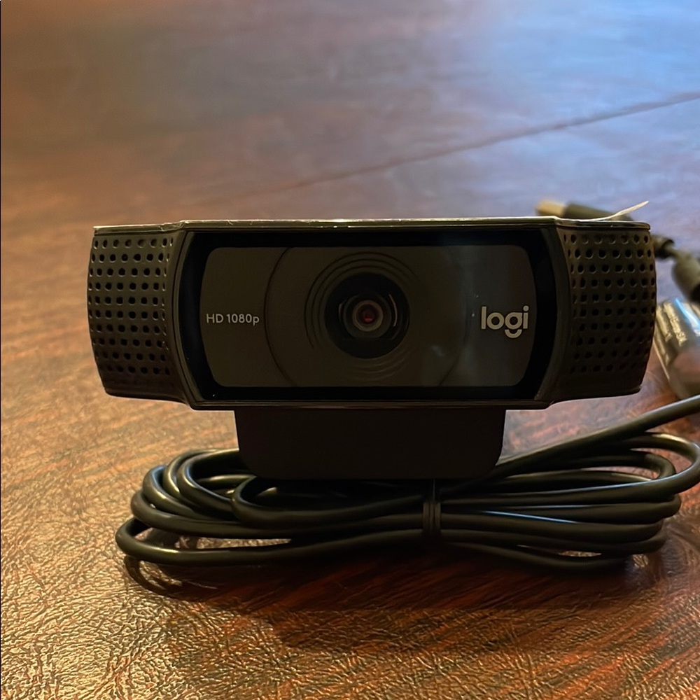 Logitech Black HD 1080p Webcam